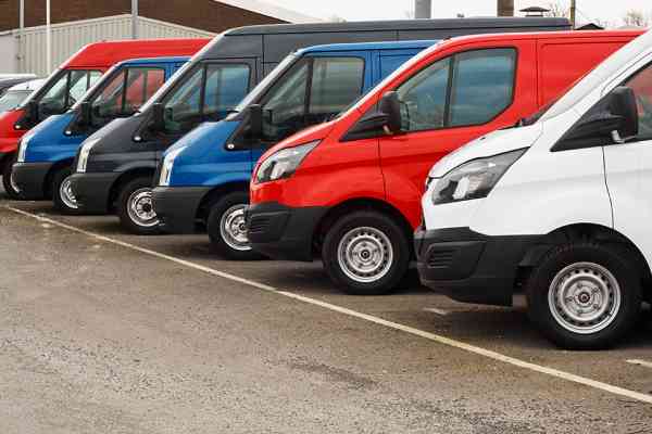 Verkauf gebrauchter Lieferwagen